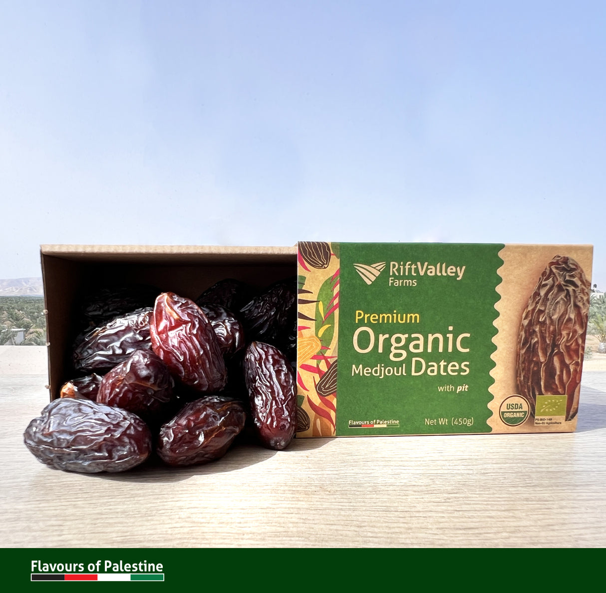 Premium Organic Medjool Dates 450g | Palestinian Dates UK