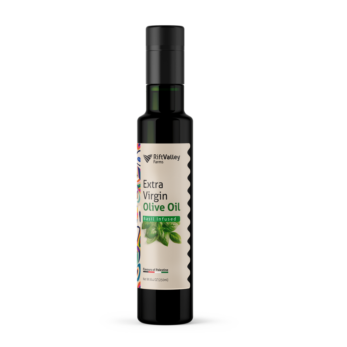 Basil Infused Olive Oil 250ml | Palestinian Olive Oil UK