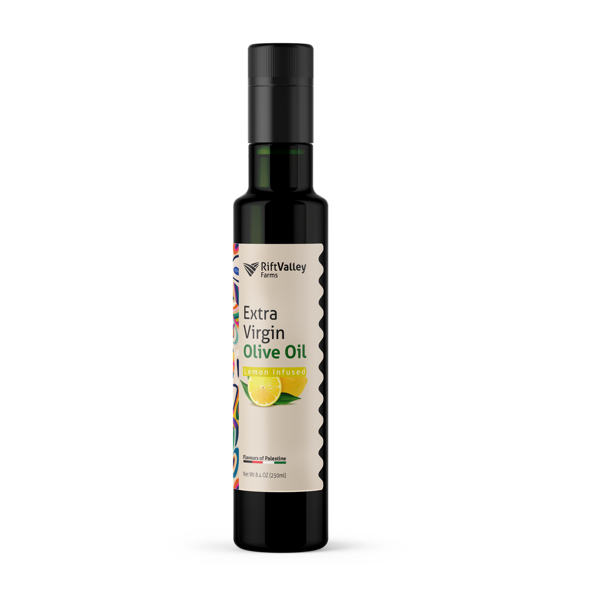 Lemon Infused Olive Oil 250ml | Palestinian Olive Oil UK