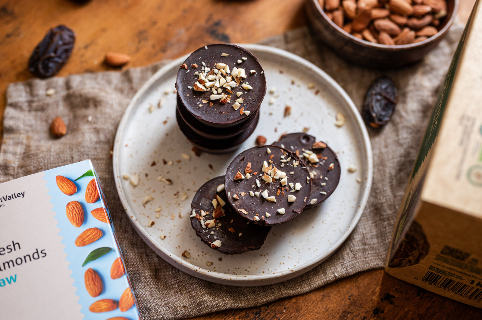 Chocolate Date Tahini Cups: Easy No-Bake Recipe