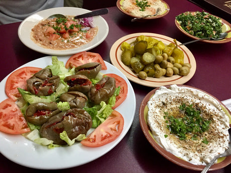 Traditional Palestinian dishes.