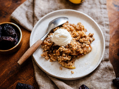 Pear & Date Crumble