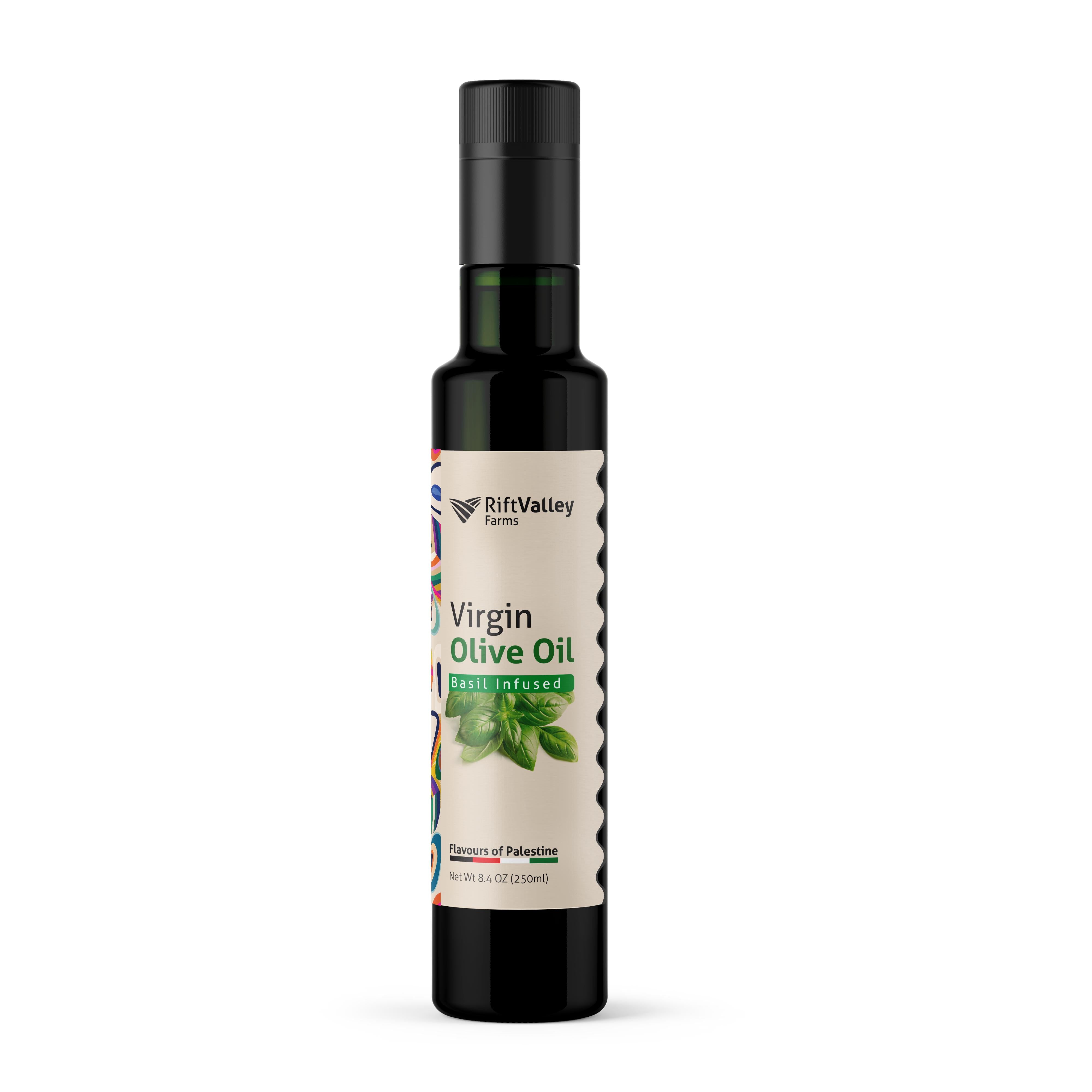 Basil Infused Olive Oil 250ml | Palestinian Olive Oil UK – Rift