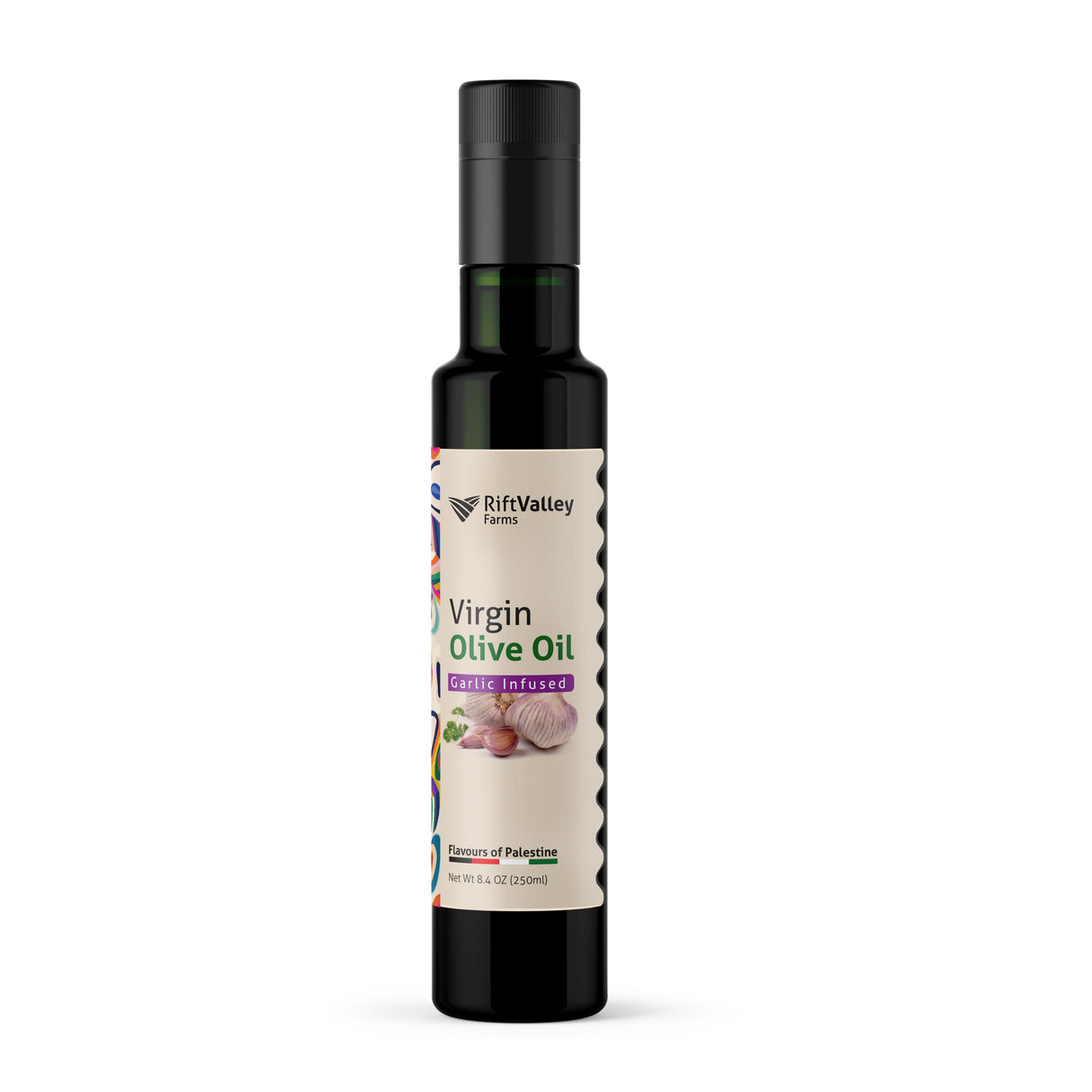 Garlic Infused Olive Oil 250ml | Palestinian Olive Oil UK