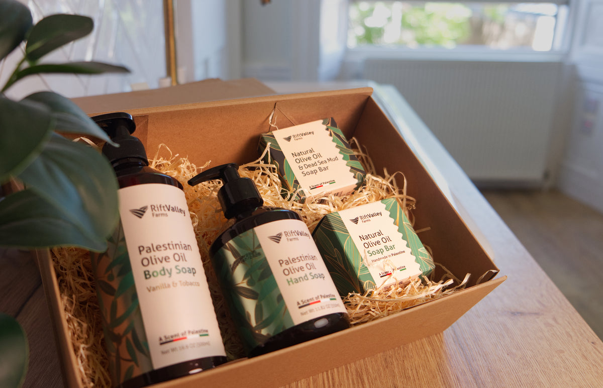Palestinian Olive Oil Soap Bundle with Gift Box